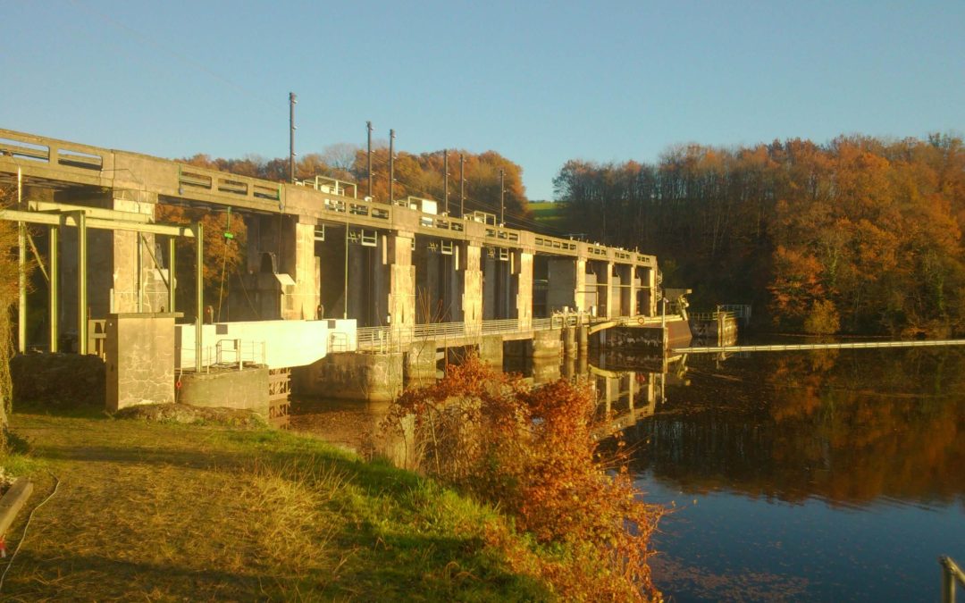 Chantier Barrage de la Roche aux Moines